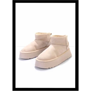 Bej Süet  Kadın Bot & Bootie K02394012302