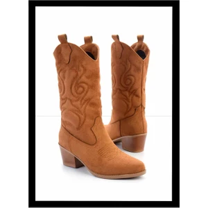 Taba Süet  Kadın Bot & Bootie K02217100702