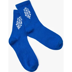 Soket Çorap Desenli Doğa Temalı