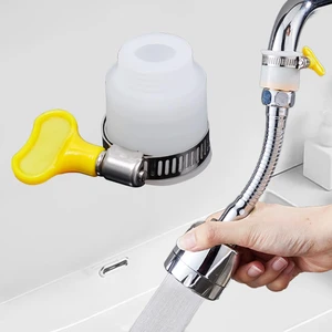 Evrensel Musluk Arayüzü 4 Nokta Kaba Diş Adaptörü Mutfak Banyo Musluk Musluk Dönüştürücüler Bahçe Hortumu Bağlantı Adaptörleri (Yurt Dışından)