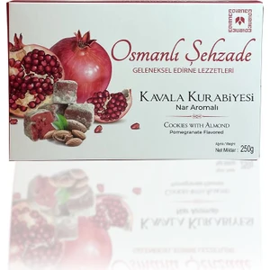 Osmanlı Şehzade Nar Aromalı Kavala Kurabiyesi 250 gr