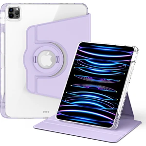 iPad Pro 11 (2020) / (2021) / (2022) / iPad Air (2020) / (2022) Case Pu+Akrilik Kickstand Tablet Kapağı (Yurt Dışından)