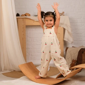 Dodef Wood Denge Tahtası, Pürüzsüz Yüzey Montessori Board, Çocuklar ve Yetişkinler Için, Kavisli Tahta