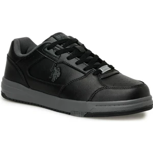 U.S. Polo Assn. Presto 3pr Siyah Erkek Sneaker-Siyah Koyu Gri