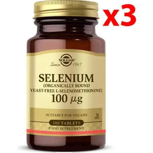 Selenium 100 Mcg 100 Tablet 3 Adet
