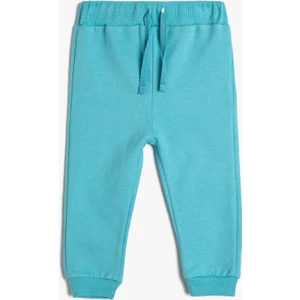 Basic Jogger Eşofman Altı Beli Bağlamalı Pamuklu