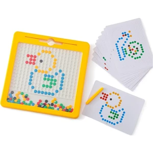 Küçük Çocuklar Için Manyetik Kalem ve Boncuklu Manyetik Çizim Tahtası (Yurt Dışından)