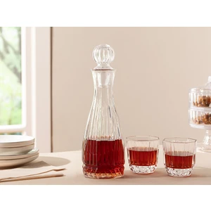 English Home Luzia Cam 3 Parça Karaf 1000 ml + 250 ml Şeffaf