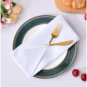 Nevateks Tekstil 100% Pamuklu Gabardin Mutfak Otel Servis Peçetesi 4 Adet 51 x 51 Cm.