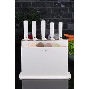 Vanni Bıçaklı Kesme Tahtası 9'lu Set