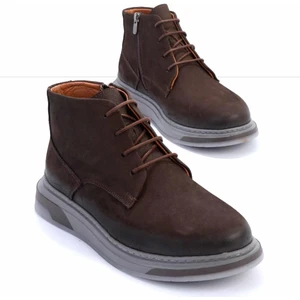 Kahve Nubuk Leather Erkek Bot & Bootie E02585500501