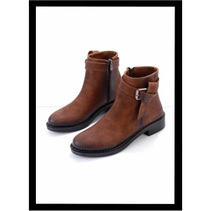 Kahve Nubuk  Kadın Bot & Bootie K02671904001
