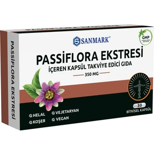 Sanmark Pasiflora Ektresi 30 Bitkisel Kapsül