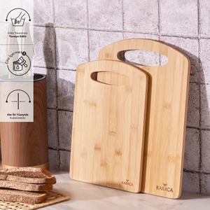 Stark 2'li Bambu Kesme Tahtası 28/33 cm