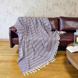 Czy Life Organik %100 Pamuklu Pike | Yazlık & Kışlık | Destina Çift Kişilik | Koltuk Örtüsü | 200x220 cm