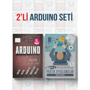 Dikeyeksen Yayın Dağıtım 2'li Arduino Eğitim Seti (2 Kitap)