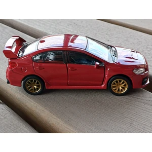 Lisanslı Subaru Wrz Stı Çek Bırak Model Metal Araba (1:34) 43693D
