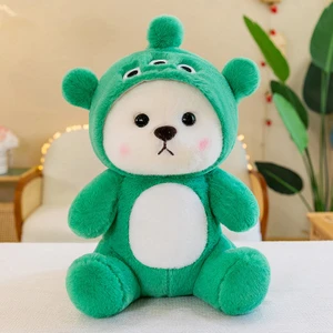 Stitch The Bear Doll, Çiftler Için Ayı Yastığı Doğum Günü Hediyesine Dönüşüyor 220G28CM (Yurt Dışından)