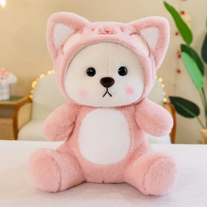 Stitch The Bear Doll, Çiftler Için Ayı Yastığı Doğum Günü Hediyesine Dönüşüyor 220G28CM (Yurt Dışından)