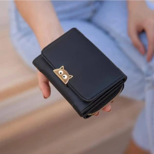 Bukili Bags Kedili Mor Cüzdan