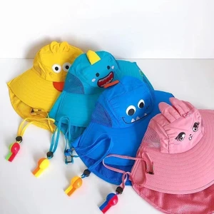 Dsummer Çocuk Güneş Koruyucu Uv Şapka - Pembe (Yurt Dışından)