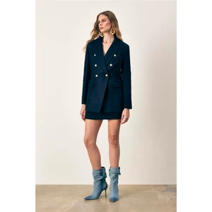 Mini Boy Tüvit Etek - Lacivert