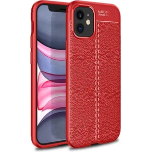 Apple iPhone 12 Kılıf Deri Desenli Kamera Korumalı Silikon
