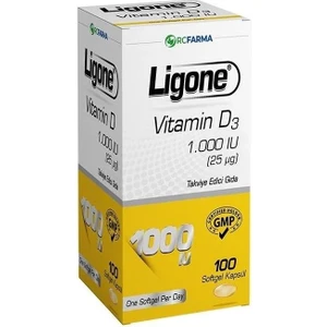 Ligone Vitamin D3 1000 IU Softgel 100 Kapsül