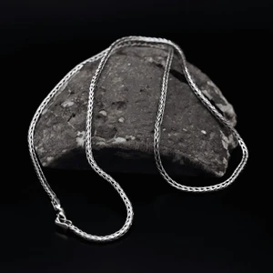 Gümüş Tilki Kuyruğu Zincir 925 Ayar Gümüş 2 mm