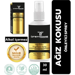 Alkolsüz Ağız Bakım Suyu 30 ml – Ağız Kokusu ve Plak-Tartar Karşıtı, Ferah Nefes Sağlayan Antibakteriyel Formül