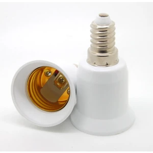 Umut Bilişim -  E14 - E27 Duy Dönüştürücü Adaptör - Mum Duy Standart Duy Çevirici -E14 Den E27 Çevirici Duy