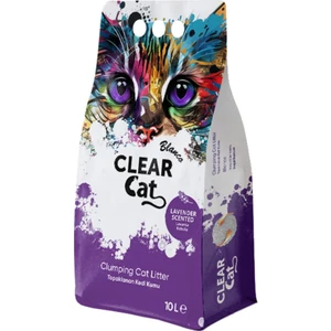 Kedi Kumu Topaklaşan Bentonit Clear Cat Blanco 20L Lavanta Kokulu (4*5L veya 2*10L)
