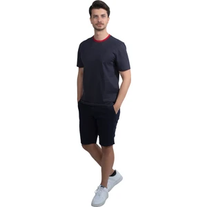 Beyaz Çizgili Lacivert Tshirt