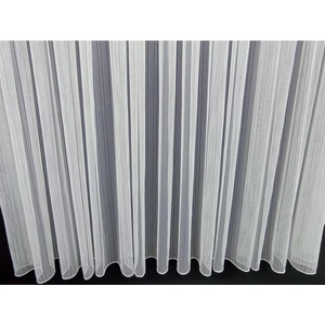 Zincir Tül Perde Desen Çizgili Tül Perde 1/3 Sık Pile