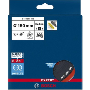 Bosch Expert 150 mm Zımpara Tabanı Orta Gex 150 2608900010 Fiyatı