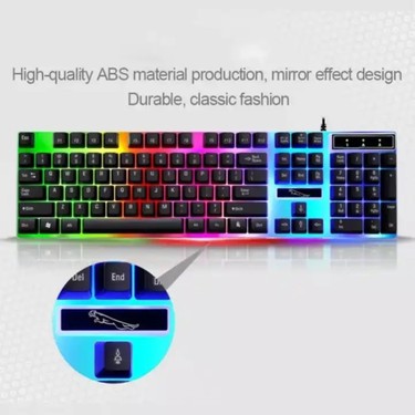 Dretech Tmk-03 Gaming Rgb Işıklı Kablolu Q Klavye ve Mause Fiyatı