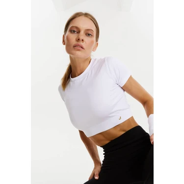 Jerf Captiva Yumuşak Dokulu & Esnek Crop Top