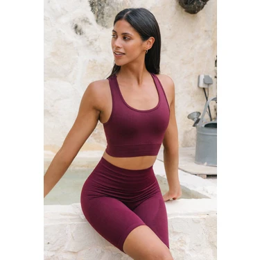 Jerf Gela Çift Katlı Kompress Sport Bra