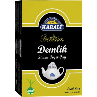 Karali Çay Premium Demlik Poşet Siyah Çay