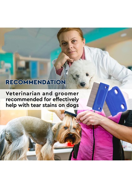 Köpek Tarağı - Gözy Lekesi Çıkarıcı - Köpek Gözü Lekesi Çıkarıcı -Köpek Bakım Tarağı - Köpekler Için Tarak -Mukus Ve Kabukları Çe Çıkarır - Köpekler Için Gözy Lekesi Çık (Yurt Dışından) fırsatları