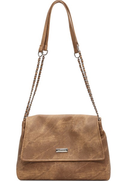 Niş Moda Zinciri Çok Yönlü Düz Renk Koltuk Altı Omuz Çantası (Yurt Dışından)