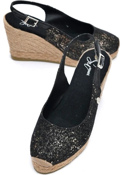 Pia Siyah Kadın Dolgu Topuklu Espadril fiyatları