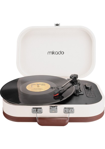 Nostalgia Mn-101 Pikap Fil Dişi Turntable+Rca+Bluetooth Destekli Müzik Kutusu -