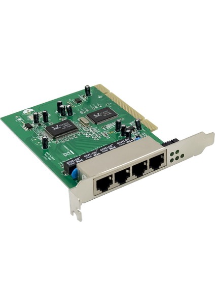 Hızlı Ethernet Anahtarı 100MBPS Anahtar Kartı Pcıe 4 Bağlantı Noktalı RJ45 Ağı (Yurt Dışından)