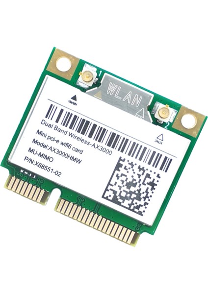 AX200 AX3000HMW Ağ Kartı Mini Pcı-E Wifi 6 Kablosuz Adaptör (Yurt Dışından)