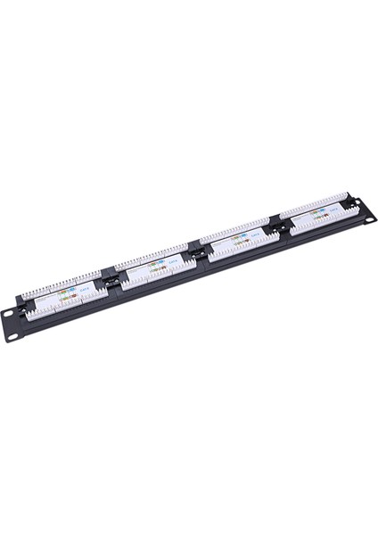 Utp 24 Bağlantı Noktalı RJ45 Patch Panel Raf Ethernet Ağ Adaptörü Cat6 (Yurt Dışından)