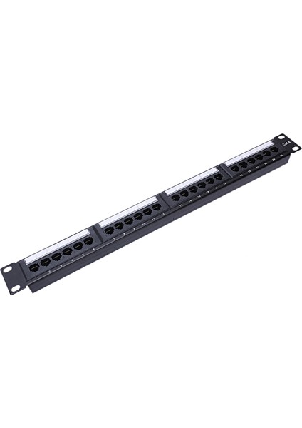 Utp 24 Bağlantı Noktalı RJ45 Patch Panel Raf Ethernet Ağ Adaptörü Cat6 (Yurt Dışından)