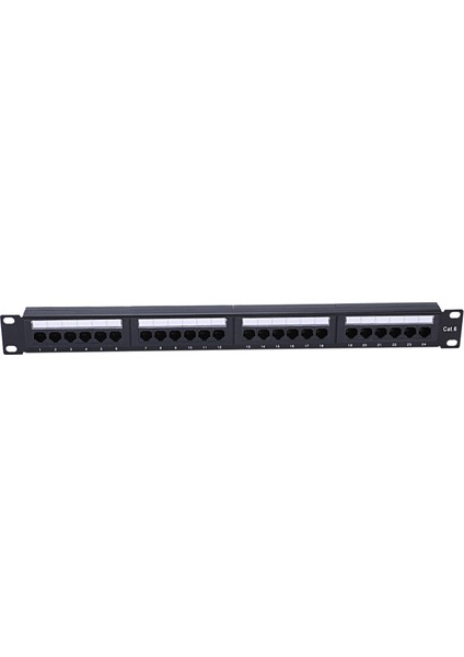 Utp 24 Bağlantı Noktalı RJ45 Patch Panel Raf Ethernet Ağ Adaptörü Cat6 (Yurt Dışından)