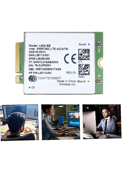 L830-EB Wıfı Kartı + 2xantenna 4g Lte L830 L35286-005 Lte Modülü (Yurt Dışından) fiyatları