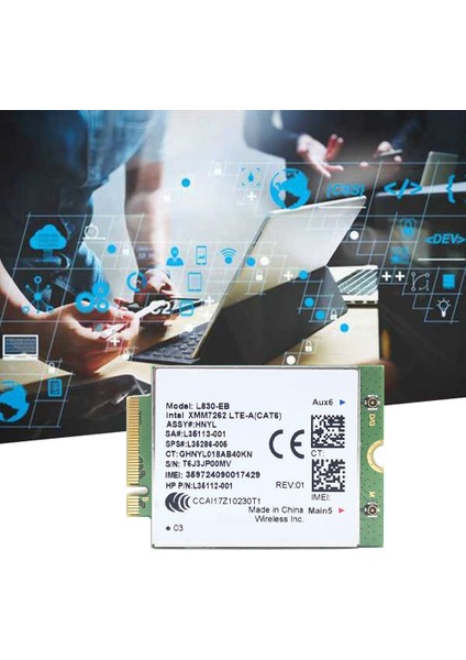 L830-EB Wıfı Kartı + 2xantenna 4g Lte L830 L35286-005 Lte Modülü (Yurt Dışından) indirimleri